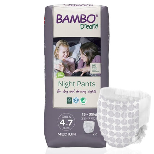 Bambo Nature Dreamy Girl Πάνα Βρακάκι 4-7 years, 15-35 kg