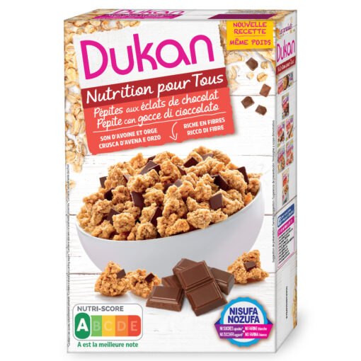 Dukan Δημητριακά Clusters με κομμάτια σοκολάτας 350g